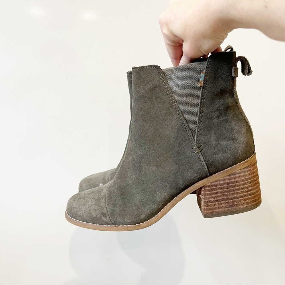Toms Sueded Heeled Boots